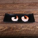 Elite Global Solutions 9" x 3 3/4" Rectangular Zen Tray - Melamine, Black (JWTR19-B) thumbnail 7