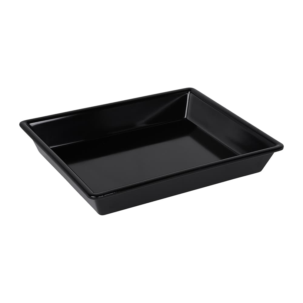 Elite Global Solutions 80 oz Rectangular Melamine Serving Bowl, Black (M1012RC-B)