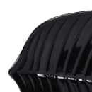 Elite Global Solutions 10 1/4" x 5" Leaf Shape Tropicana Platter - Melamine, Black (M105PL-B) thumbnail 5