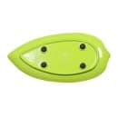 Elite Global Solutions 10 1/4" x 5" Leaf Shape Tropicana Platter - Melamine, Green (M105PL-DG) thumbnail 4