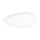 Elite Global Solutions 10 1/4" x 5" Leaf Shape Tropicana Platter - Melamine, White (M105PL-NW) thumbnail 2