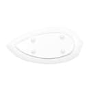 Elite Global Solutions 10 1/4" x 5" Leaf Shape Tropicana Platter - Melamine, White (M105PL-NW) thumbnail 4
