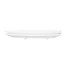 Elite Global Solutions 10 1/4" x 5" Leaf Shape Tropicana Platter - Melamine, White (M105PL-NW) thumbnail 6