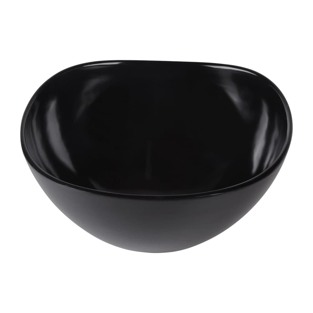 Elite Global Solutions 96 oz Oval Melamine Serving Bowl, Black (M10OV-B)