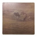 Elite Global Solutions 10" Square Fo Bwa Meta Riser - Melamine, Faux Walnut (M10-WN) thumbnail 2