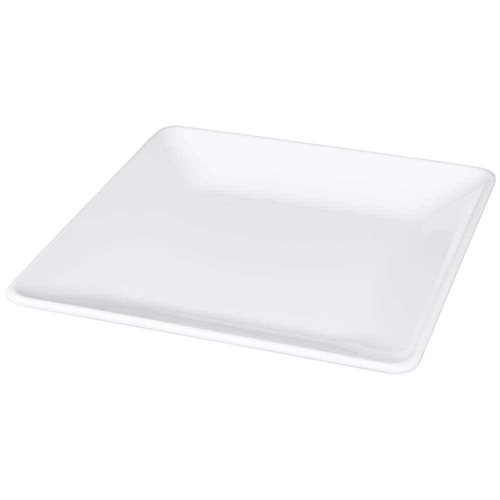 Elite Global Solutions 11 1/2" Square Melamine Dinner Plate, White (M1111SQ-NW)