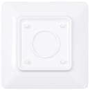 Elite Global Solutions 11 1/2" Square Melamine Dinner Plate, White (M1111SQ-NW) thumbnail 4