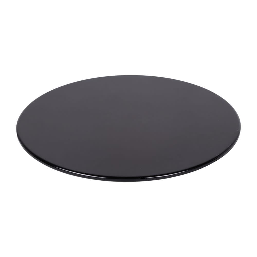 Elite Global Solutions 11" Round Melamine Dinner Plate, Black (M114-B)