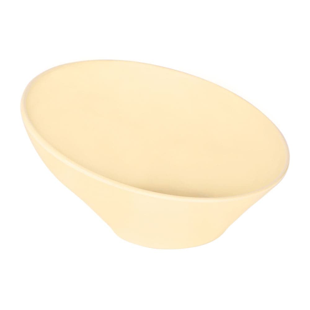 Elite Global Solutions 2 qt Round Melamine Serving Bowl, Banana Crepe (M115-BCY)