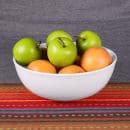 Elite Global Solutions 4 qt Round Melamine Bowl, White (M11R4-NW) thumbnail 6