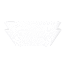 Elite Global Solutions 96 oz Rectangular Melamine Serving Bowl, Display White (M1210RC-NW) thumbnail 6