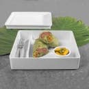 Elite Global Solutions 12 1/4" x 10 1/2" Rectangular Cabana Box Lid - Melamine, White (M1214RCLID-W) thumbnail 10
