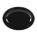 Elite Global Solutions 16" x 12" Oval Classic Platter - Melamine, Black (M1216OV-B) thumbnail 2