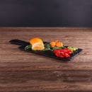 Elite Global Solutions Rectangular Serving Board - 12" x 7", Black Slate (M127RC-B) thumbnail 6