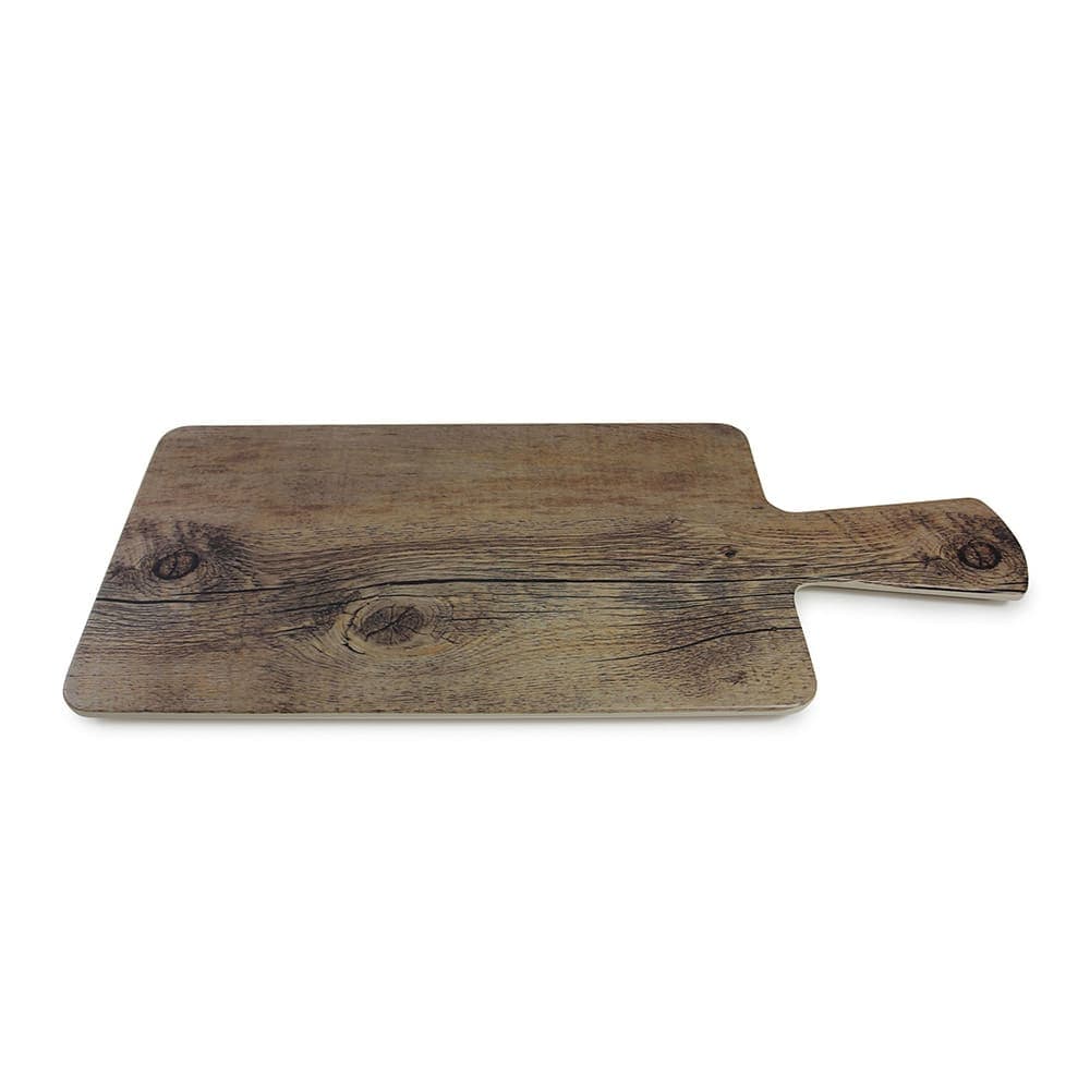 Elite Global Solutions Rectangular Fo Bwa Serving Board - 12" x 7", Melamine, Faux Driftwood (M127RC-DW)