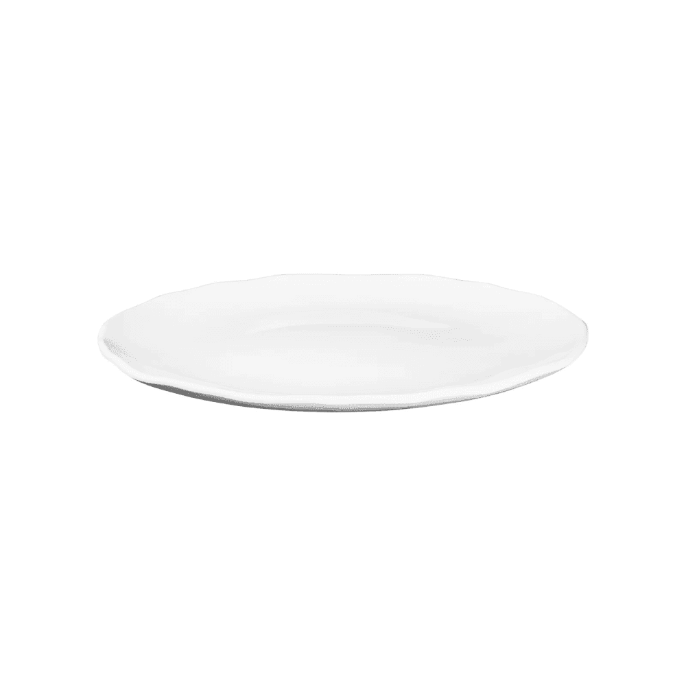 Elite Global Solutions 12" Round Melamine Dinner Plate, White (M12P-NW)
