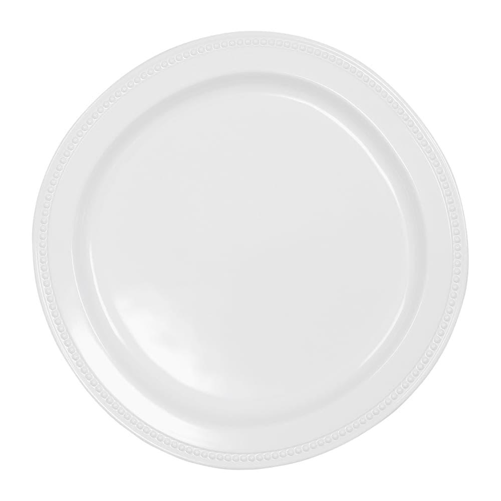 Elite Global Solutions 12" Round Melamine Dinner Plate, White (M12R-NW)