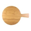 Elite Global Solutions 12" Round Fo Bwa Serving Board - Melamine, Faux Bamboo (M12RW-BB) thumbnail 2