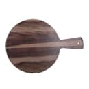 Elite Global Solutions 12" Round Fo Bwa Serving Board - Melamine, Faux Hickory (M12RW-HW) thumbnail 2