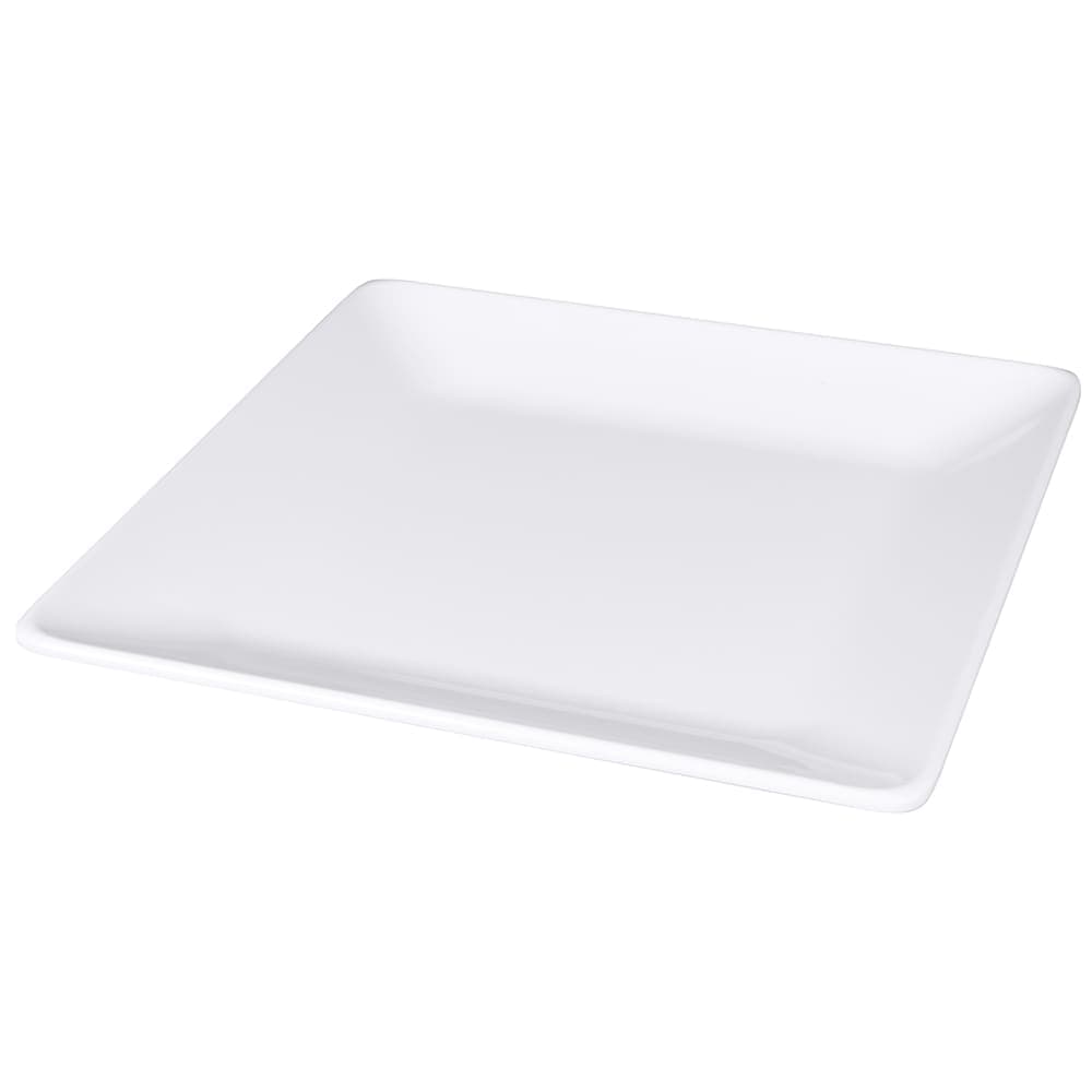 Elite Global Solutions 13 1/2" Square Melamine Dinner Plate, White (M1313SQ-NW)