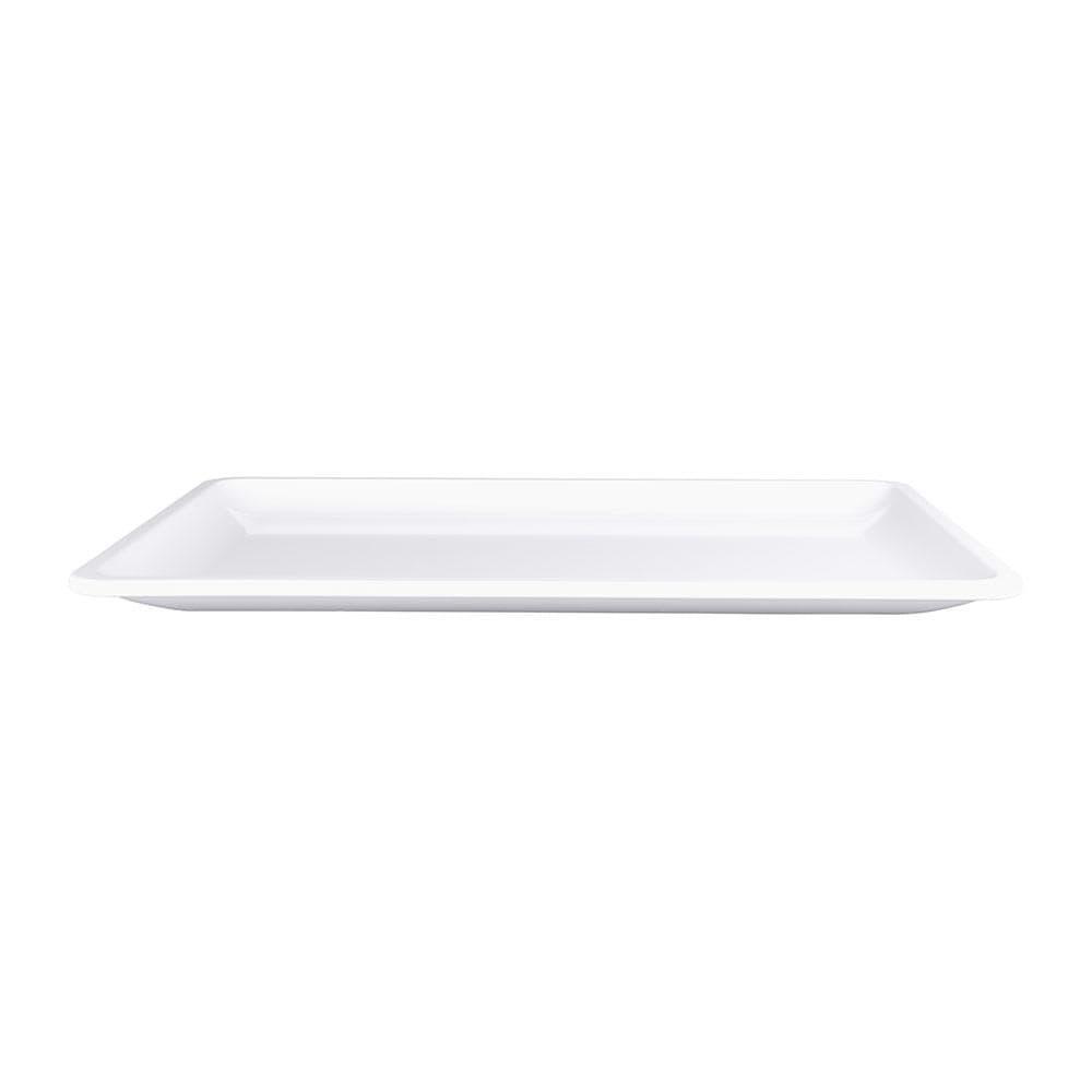 Elite Global Solutions 20" x 12 3/4" Rectangular Olympus Platter - Melamine, White (M1320-W)