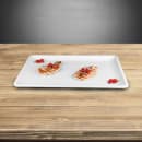 Elite Global Solutions 20" x 12 3/4" Rectangular Olympus Platter - Melamine, White (M1320-W) thumbnail 6