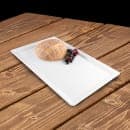 Elite Global Solutions 21" x 13" Rectangular Vogue Platter - Melamine, White (M1321-W) thumbnail 6