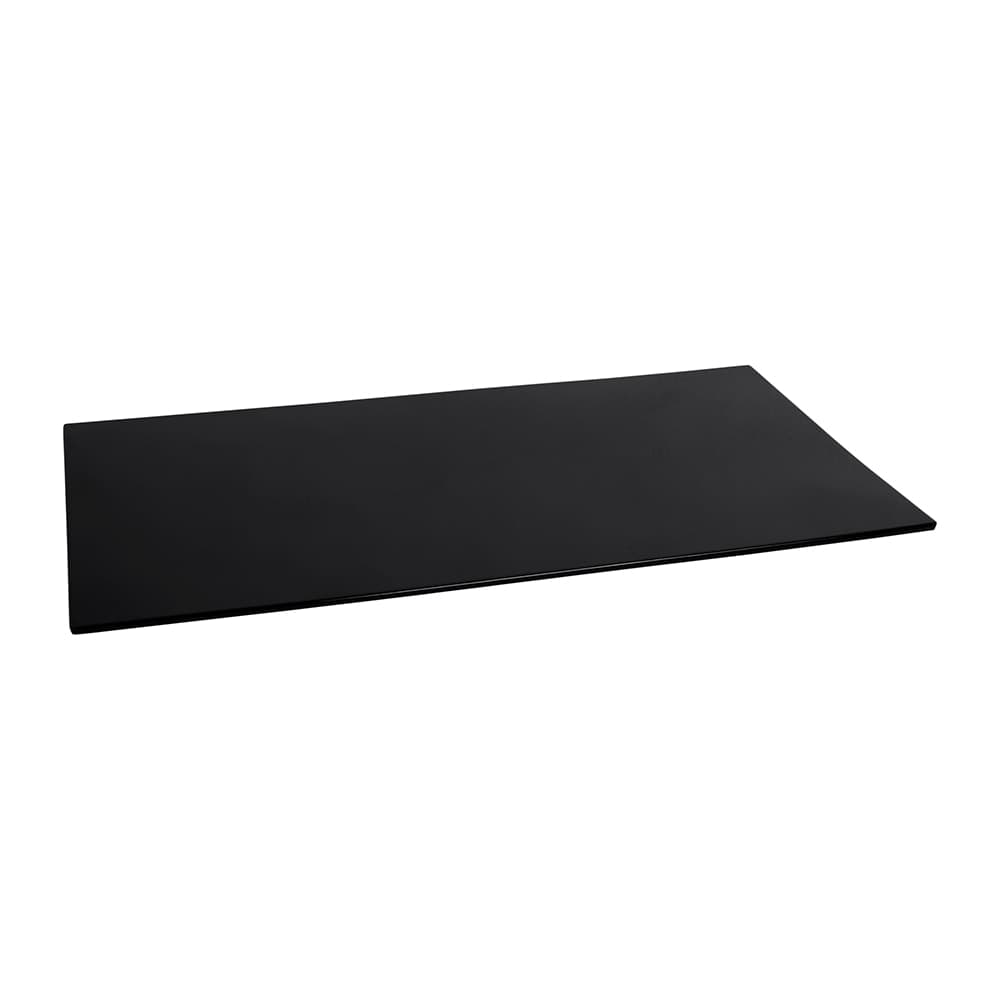 Elite Global Solutions Rectangular Serving Tray - 24"L x 13 1/2"W, Melamine, Black (M1324F-B)