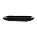 Elite Global Solutions 13 1/4" Square Classic Platter - Melamine, Black (M1325SQ-B) thumbnail 3
