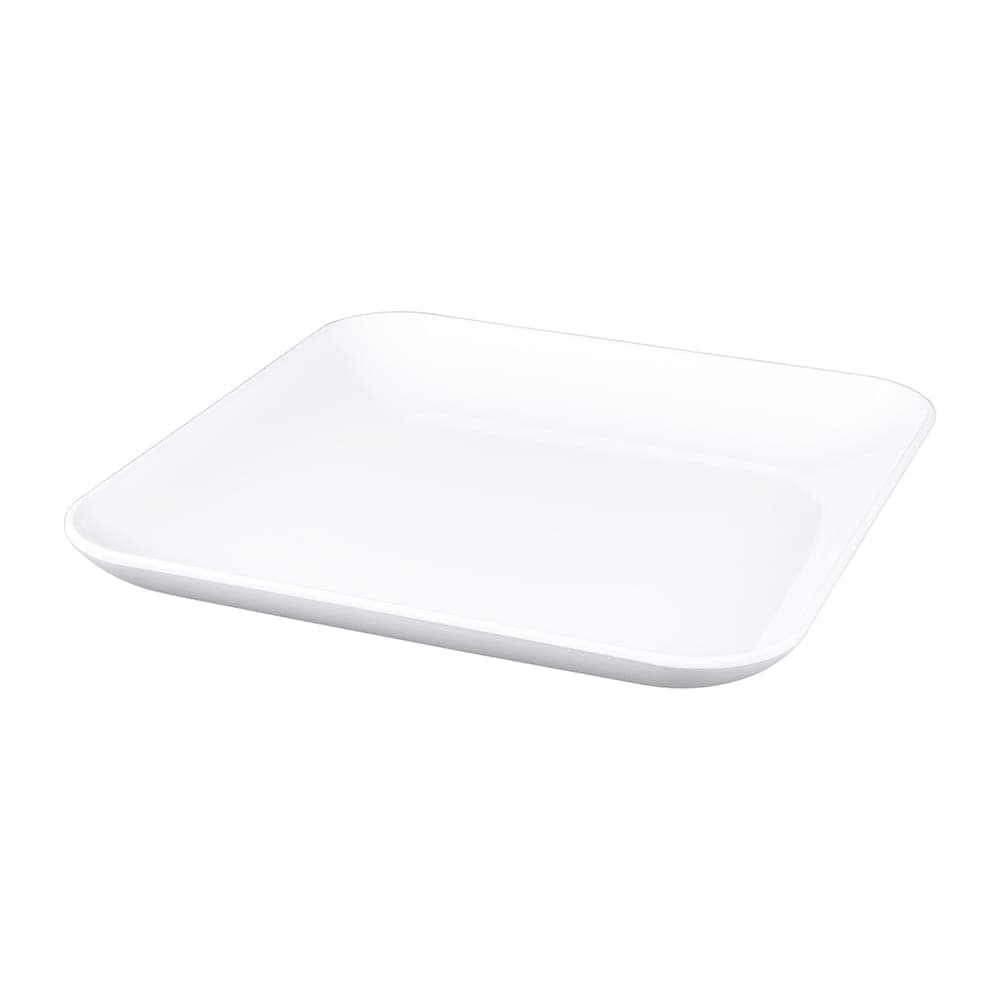 Elite Global Solutions 13 1/4" Square Classic Platter - Melamine, White (M1325SQ-NW)