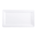 Elite Global Solutions 13" x 7" Rectangular Vogue Platter - Melamine, White (M137RC-W) thumbnail 2