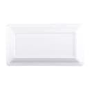 Elite Global Solutions 13" x 7" Rectangular Vogue Platter - Melamine, White (M137RC-W) thumbnail 4