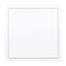 Elite Global Solutions 13" Square Sierra Serving Board - Melamine, Faux Hickory Wood/Carrera Marble (M13M-HWC) thumbnail 4