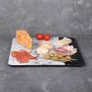 Elite Global Solutions 13" Square Horizon Slate Serving Board - Melamine, Black Slate/Faux Horizon Marble (M13SM-BH) thumbnail 6