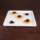 Elite Global Solutions 14" Square Olympus Platter - Melamine, White (M14118SQ-W) thumbnail 6