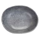 Elite Global Solutions 164 oz Oval Melamine Serving Bowl, Coal (M14123OV-CO) thumbnail 3