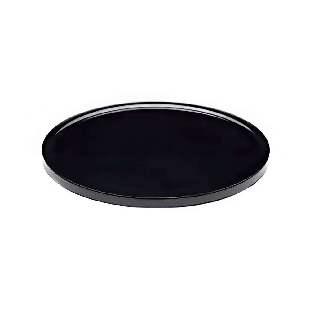 Elite Global Solutions 14 1/2" Round Melamine Dinner Plate, Black (M145P-B)