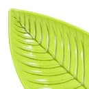 Elite Global Solutions 14" x 6 1/2" Leaf Shape Tropicana Platter - Melamine, Green (M1465PL-DG) thumbnail 5