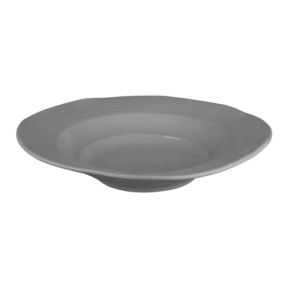 Elite Global Solutions 44 oz Round Melamine Serving Bowl, Gray (M14B-G)
