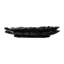 Elite Global Solutions 14" x 13 1/2" Leaf Shaped Tropicana Platter - Melamine, Black (M14PL-B) thumbnail 6