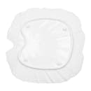 Elite Global Solutions 14" x 13 1/2" Leaf Shape Tropicana Platter - Melamine, White (M14PL-NW) thumbnail 4