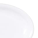 Elite Global Solutions 15" x 10" Oval Classic Platter - Melamine, White (M1510OV-NW) thumbnail 5