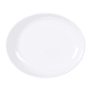 Elite Global Solutions 15" x 13" Oval Classic Platter - Melamine, White (M1513OV-NW) thumbnail 2