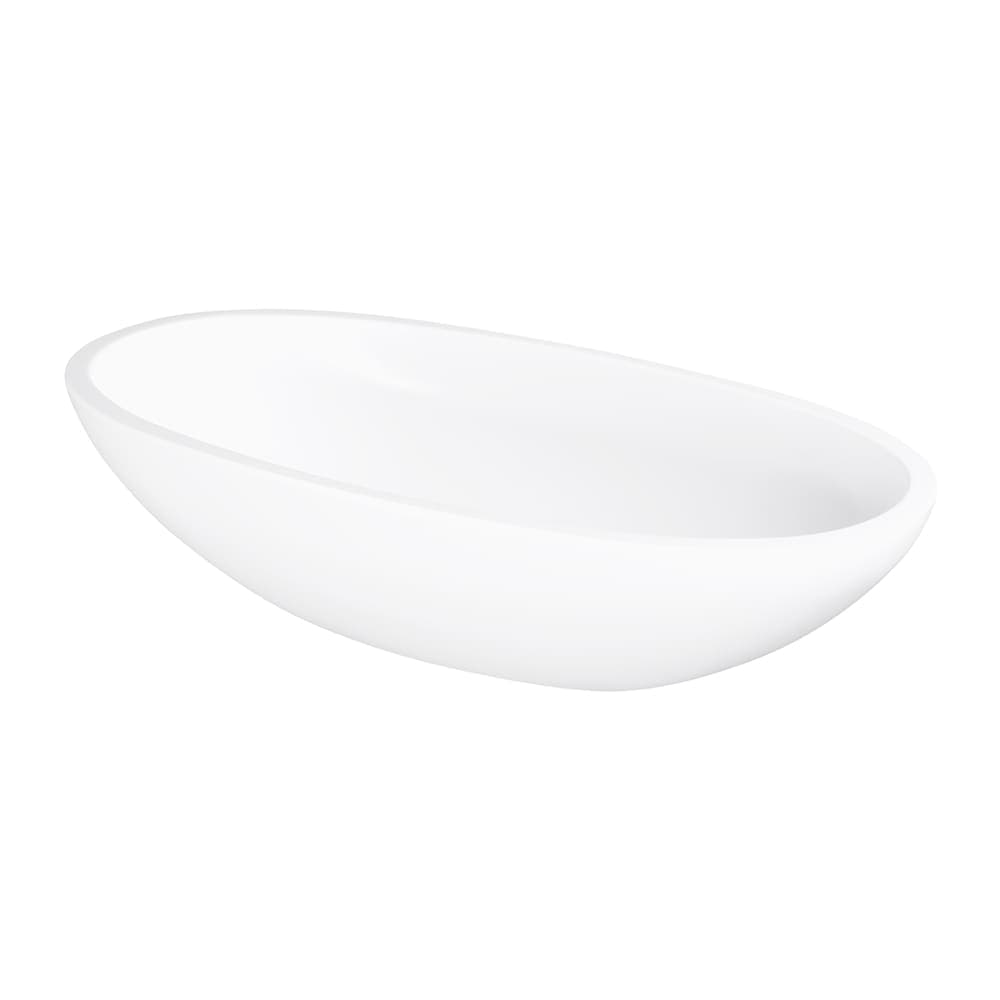 Elite Global Solutions 96 oz Oval Melamine Serving Bowl, Display White (M157OV-NW)