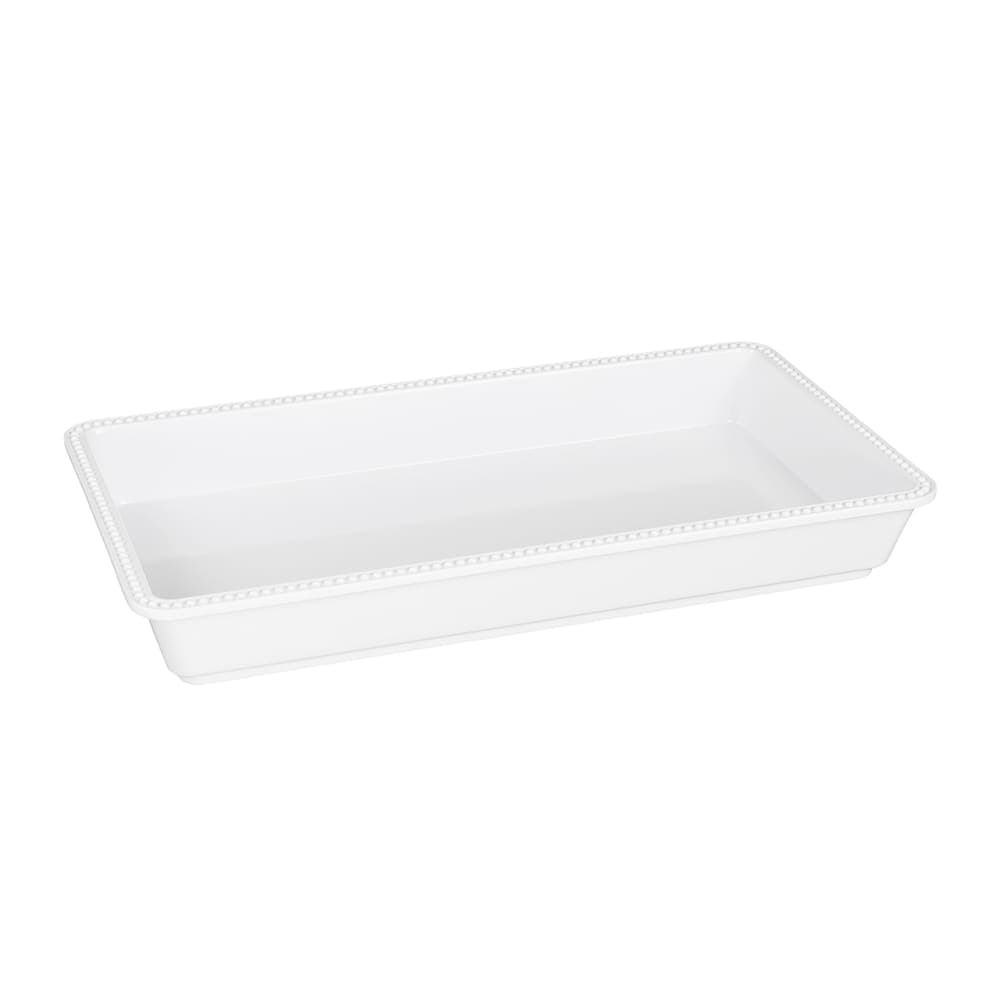 Elite Global Solutions Rectangular Serving Tray - 15"L x 8"W, Melamine, White (M1582-NW)