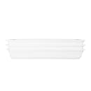 Elite Global Solutions Rectangular Serving Tray - 15"L x 8"W, Melamine, White (M1582-NW) thumbnail 6