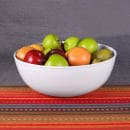 Elite Global Solutions 12 1/2 qt Round Melamine Bowl, White (M15R6-NW) thumbnail 6