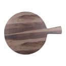 Elite Global Solutions 15" Round Fo Bwa Serving Board - Melamine, Faux Hickory (M15RW-HW) thumbnail 2