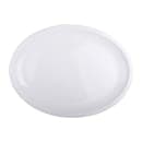 Elite Global Solutions 16" x 12" Oval Olympus Platter - Melamine, White (M1612OV-W) thumbnail 2