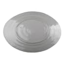 Elite Global Solutions 16 1/2" x 12" Oval Della Terra Dish - Melamine, Gray (M16512OV-G) thumbnail 3